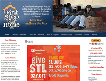 Tablet Screenshot of firststepbackhome.net